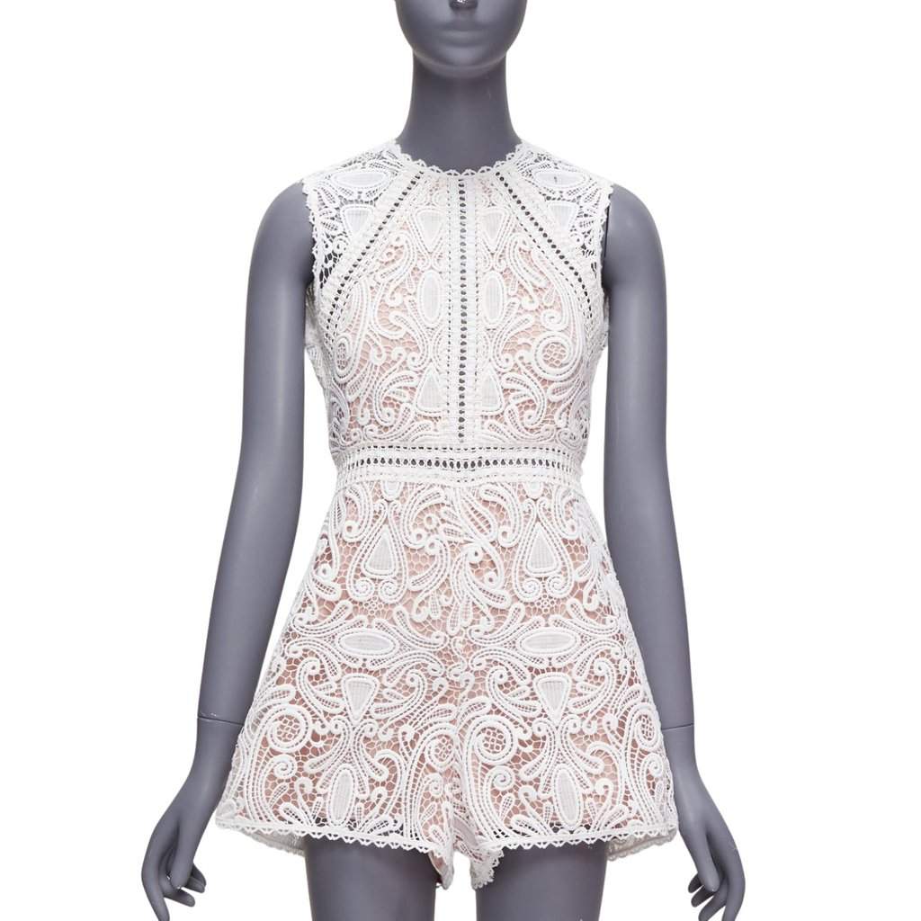 Alexis Makenna White Polyester Never worn, with tag - Front View