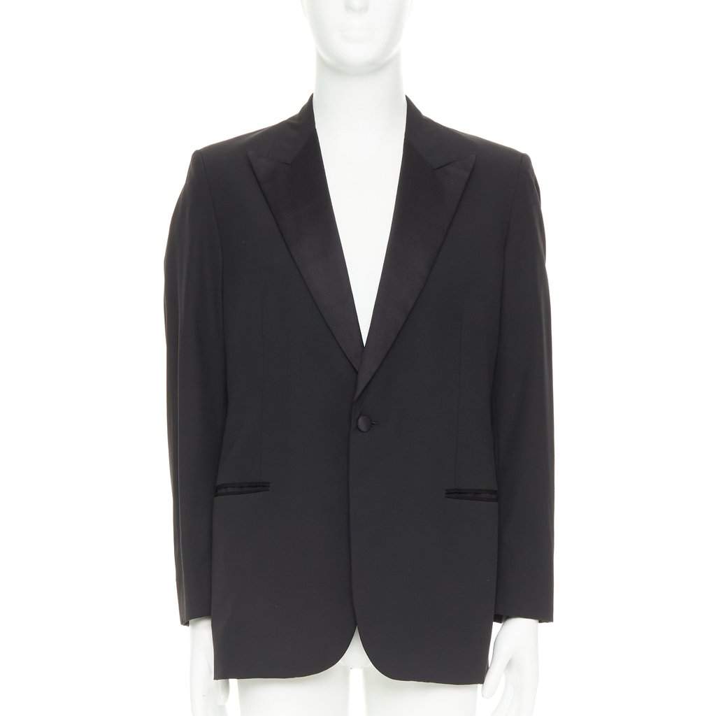 Hermès Black Wool Jacket Black Wool Very good condition - Front View