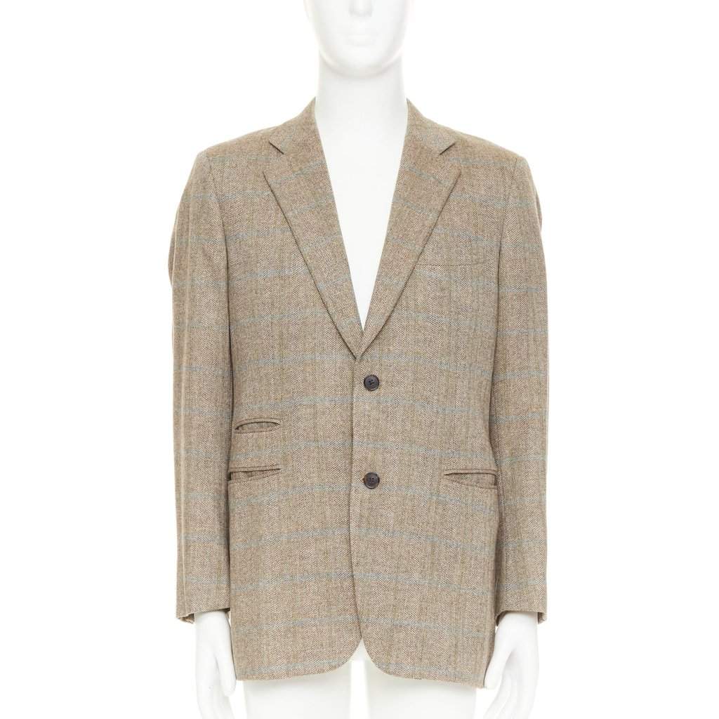 Hermès Brown Wool Jacket Brown Wool Very good condition - Front View