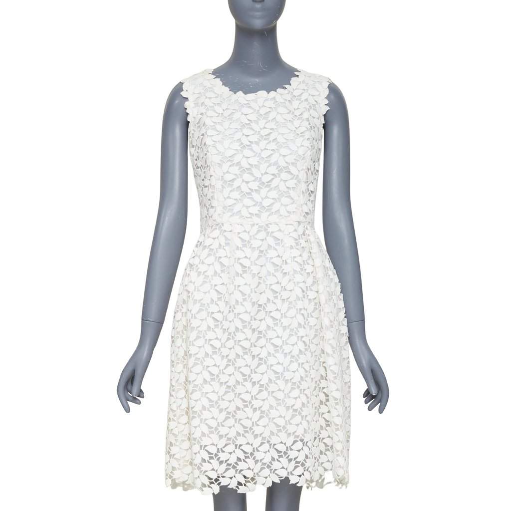 Oscar de la Renta Iso Beige Cotton Good condition - Front View