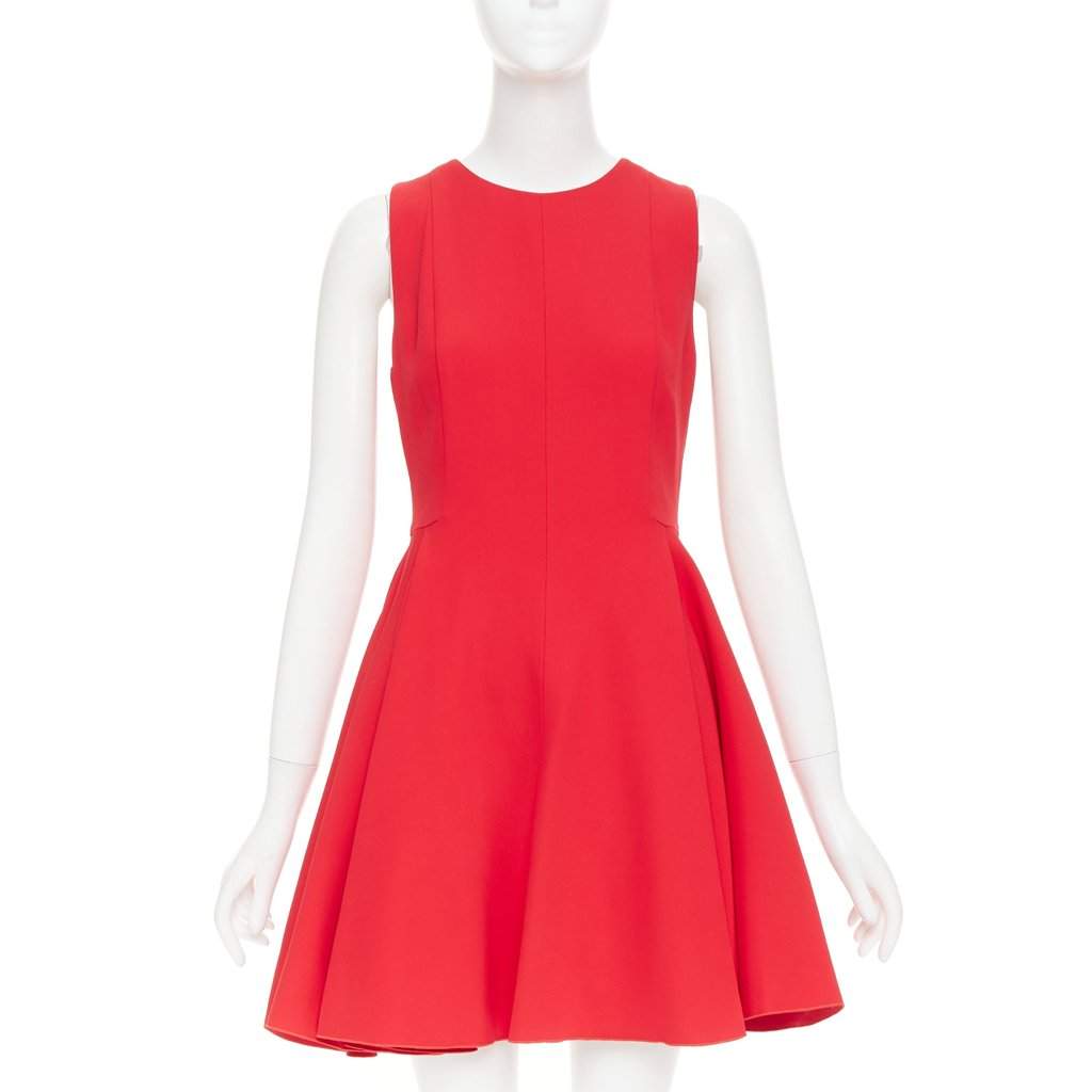Giambattista Valli Red Viscose Dress Red Viscose Very good condition - Front View