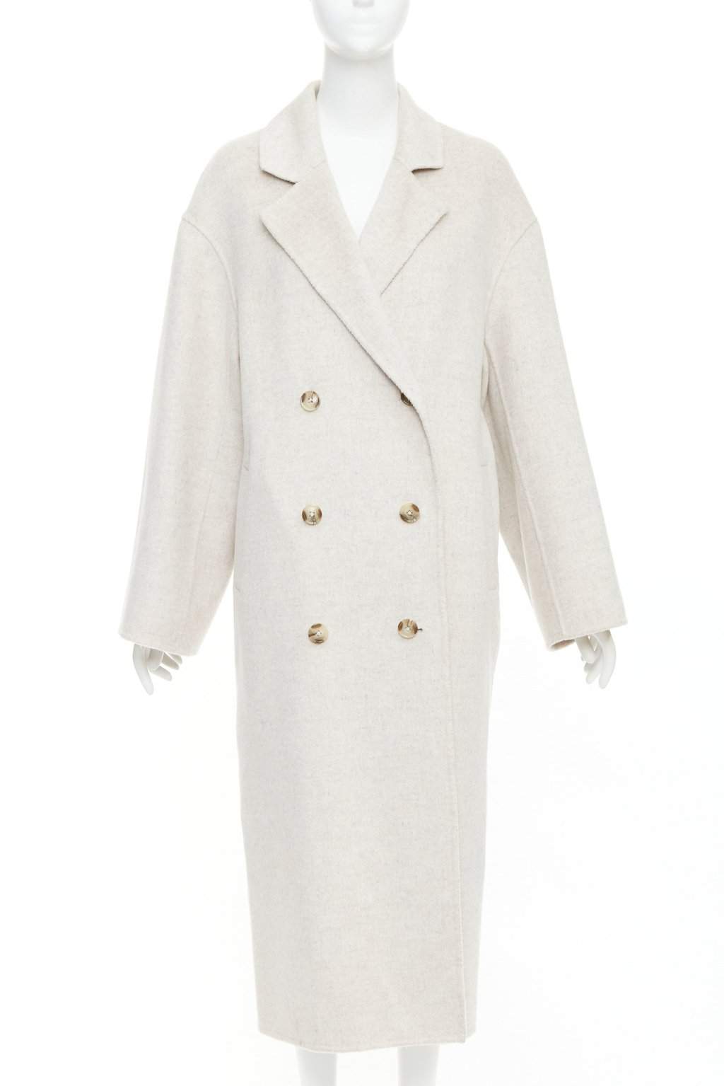 LOULOU STUDIO Borneo Grey Wool Very good condition - Front View