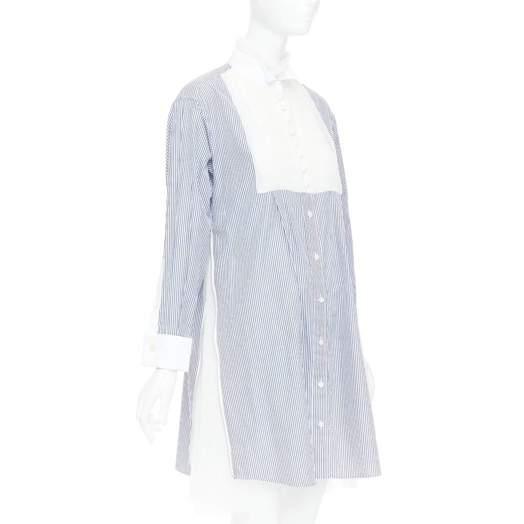 Sacai Blue Cotton Dress Blue Cotton Very good condition - Front View