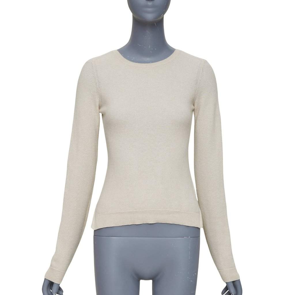 Loro Piana Beige Cashmere Knitwear Beige Cashmere Very good condition - Front View