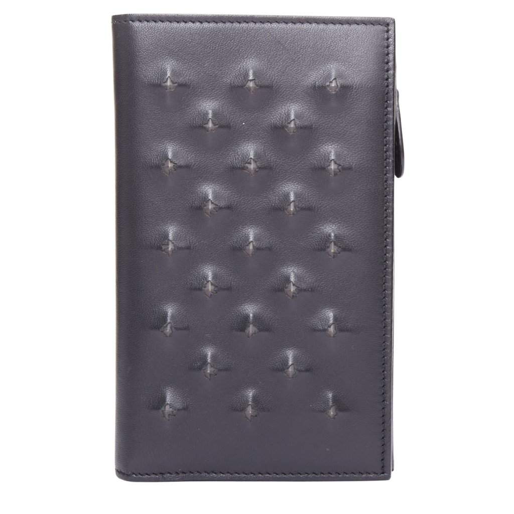 Bottega Veneta Black Leather Wallet Black Leather Good condition - Front View