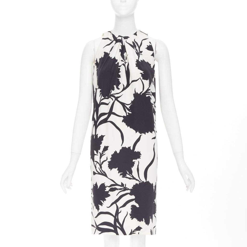 Dior Ecru Silk Dress Beige Silk Very good condition - Front View