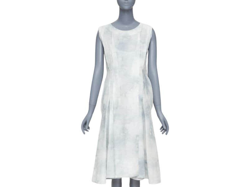 Marni Ecru Cotton Dress Beige Cotton Very good condition - Front View