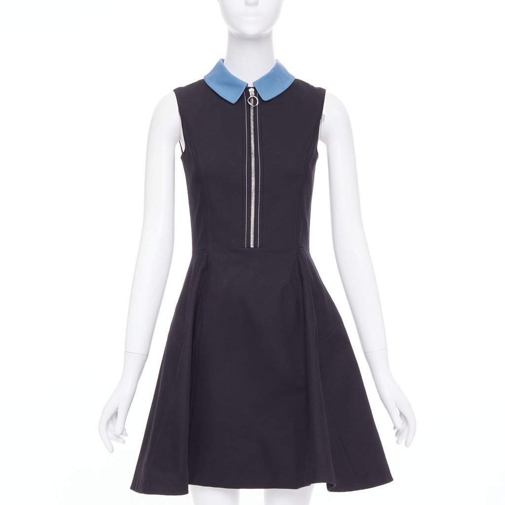 Dior Black Cotton Dress Black Cotton Very good condition - Front View