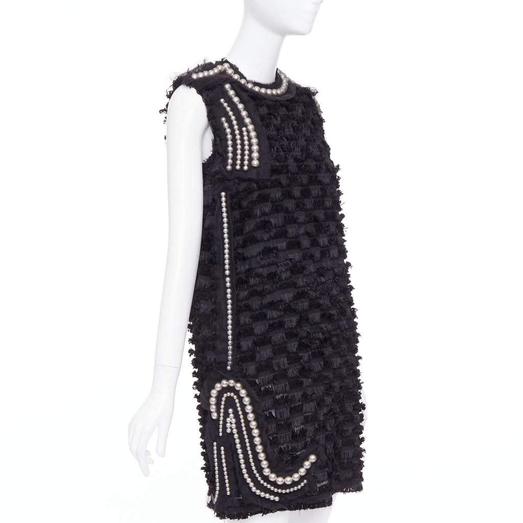 Lanvin Black Viscose Dress Black Viscose Very good condition - Front View