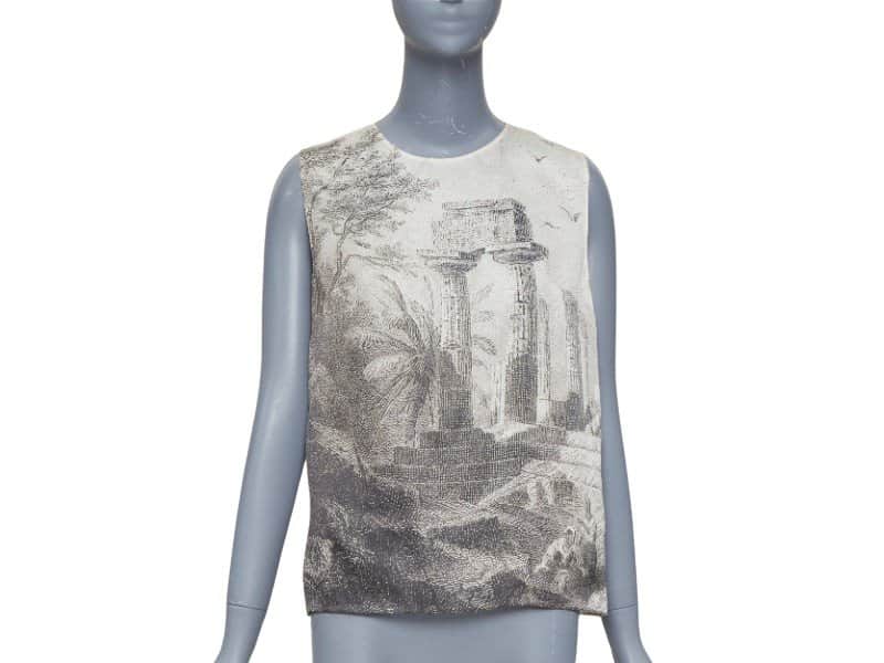 Dolce & Gabbana Beige Silk Top Beige Silk Good condition - Front View