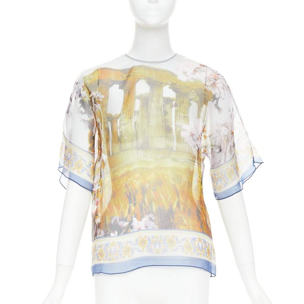 Dolce & Gabbana MultiColor Silk Top MultiColor Silk Very good condition - Front View