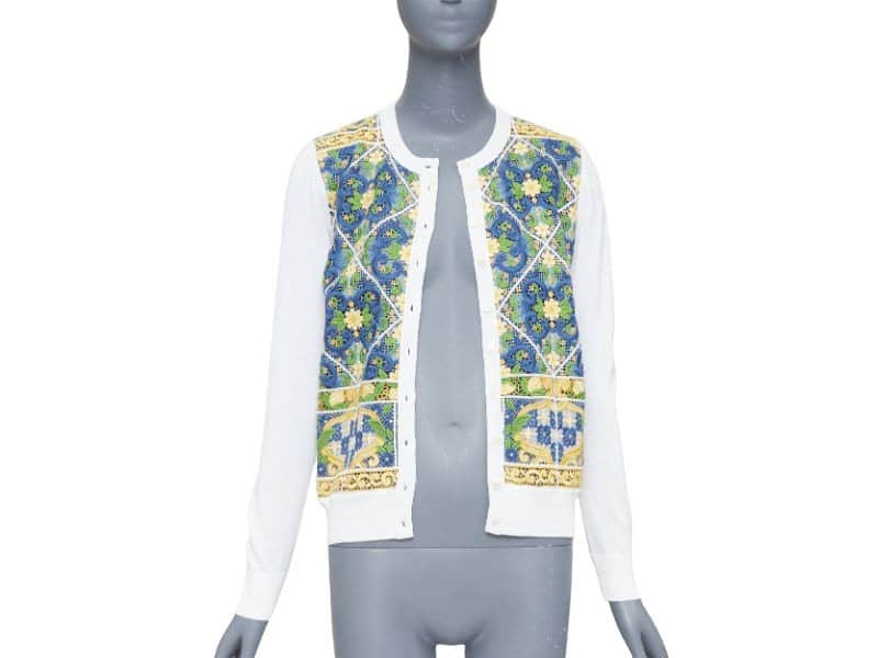 Dolce & Gabbana Ecru Cotton Knitwear Ecru Cotton Very good condition - Front View