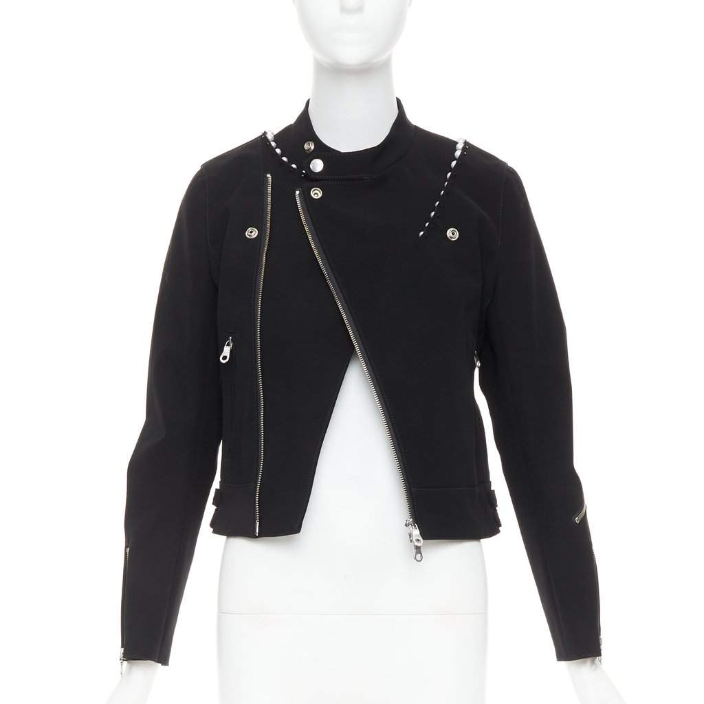 Noir Kei Ninomiya Black Polyester Jacket Black Polyester Very good condition - Front View