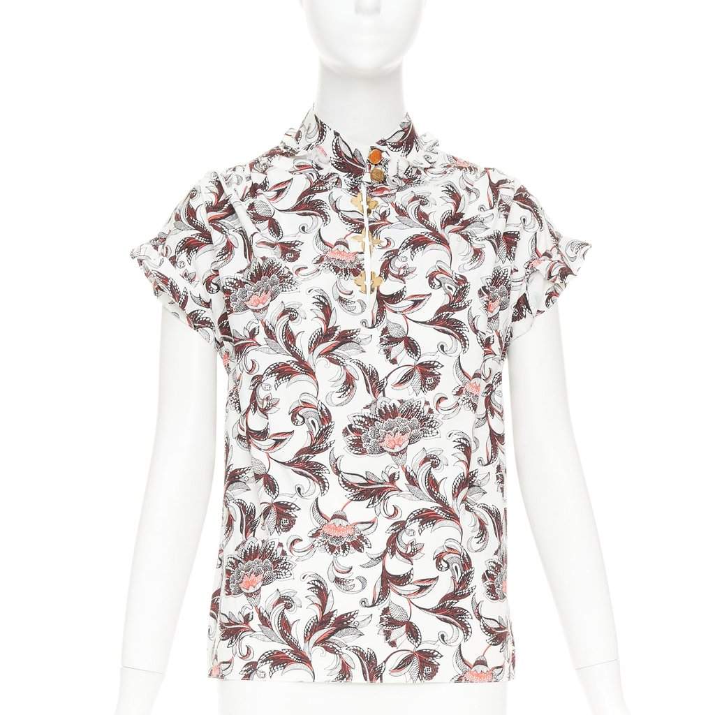 Louis Vuitton White Cotton Top White Cotton Very good condition - Front View