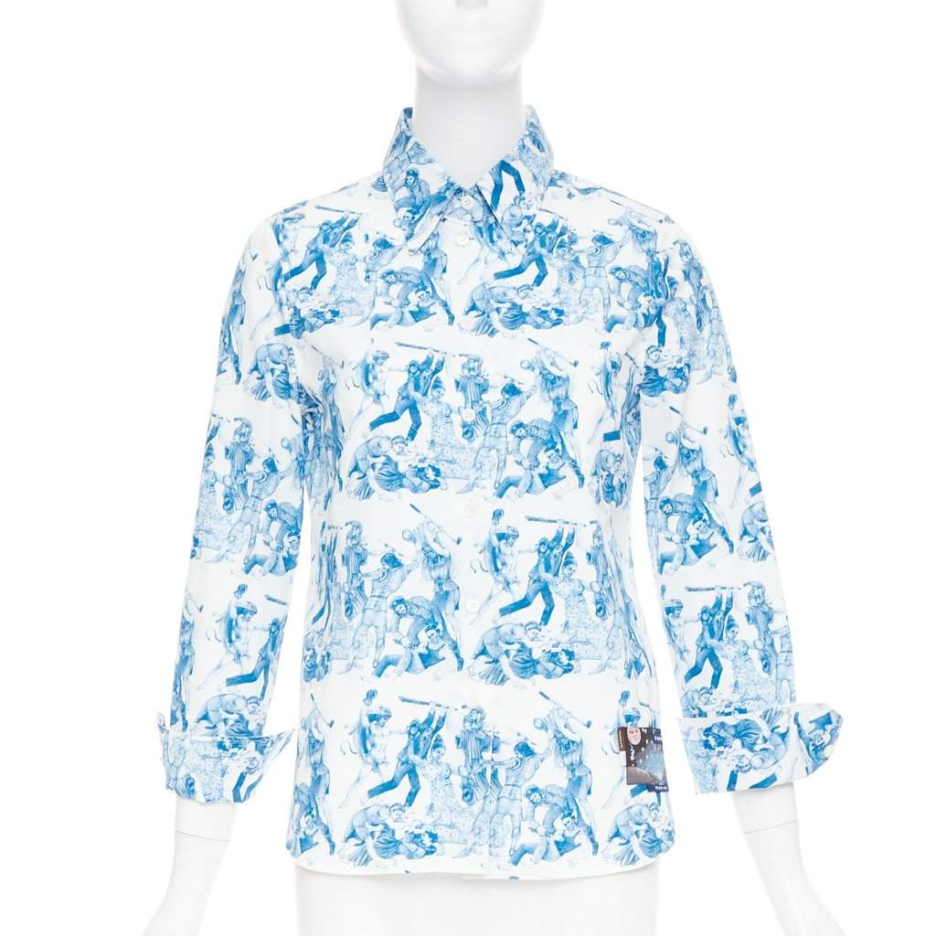 Prada The Important Ones Blue Cotton Very good condition - Front View