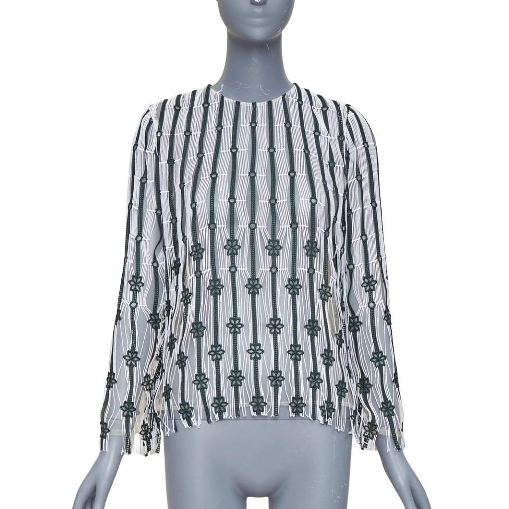 Dior Black Polyester Top Black Polyester Fair condition - Front View