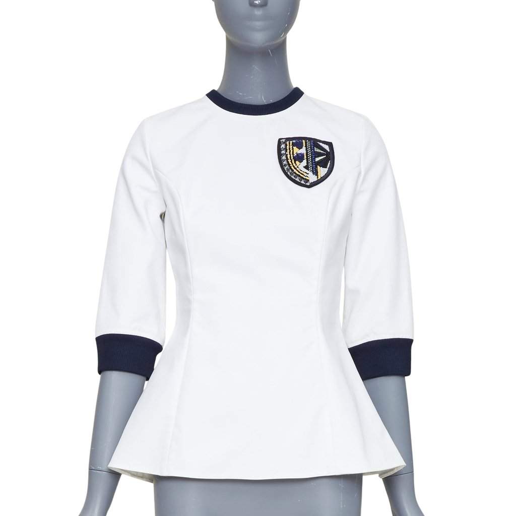Dior Ecru Cotton Top Ecru Cotton Fair condition - Front View