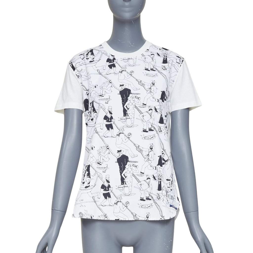 Prada White Cotton Top White Cotton Fair condition - Front View