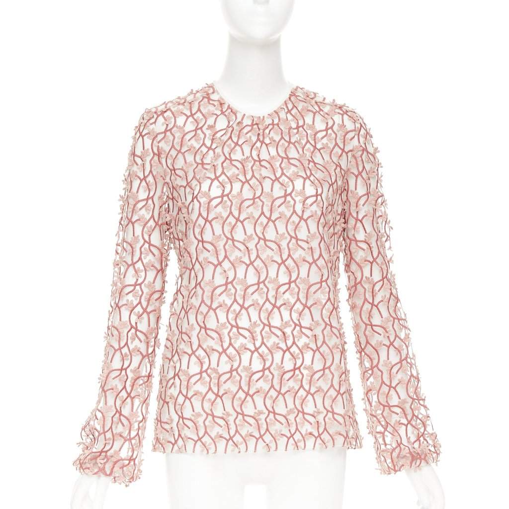 Giambattista Valli Pink Polyester Top Pink Polyester Very good condition - Front View