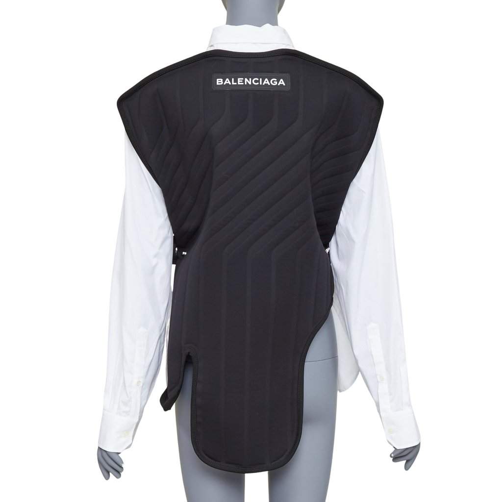 Balenciaga White Cotton Top White Cotton Fair condition - Front View