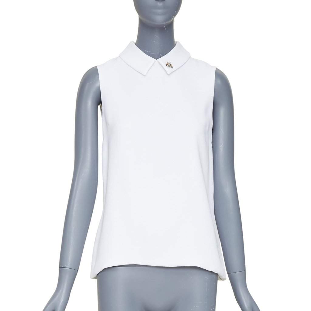 Dior White Top White Very good condition - Front View