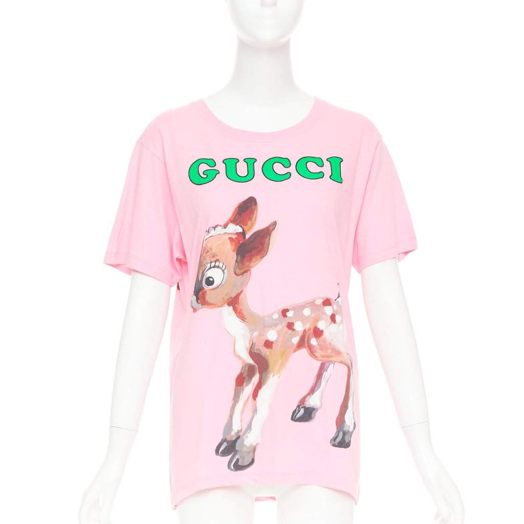 Gucci Pink Cotton Top Pink Cotton Never worn, with tag - Front View