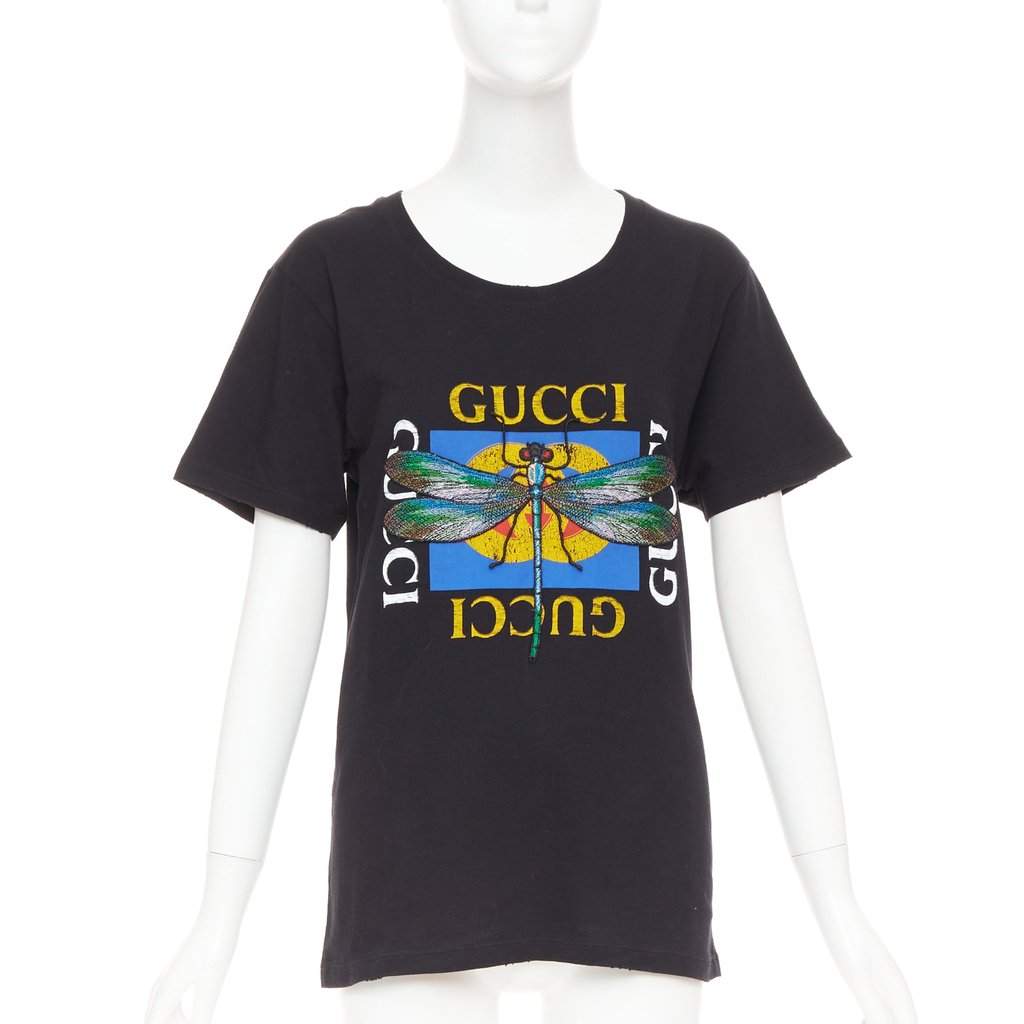 Gucci Black Cotton Top Black Cotton Very good condition - Front View