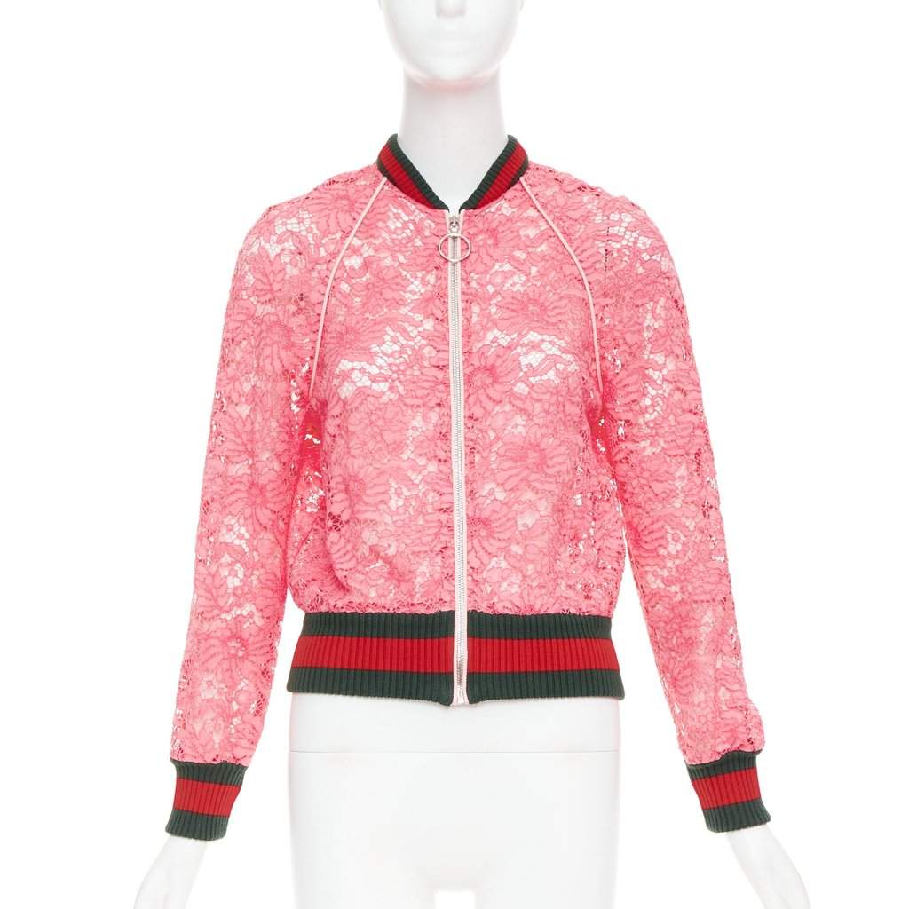 Gucci Pink Coat Pink Very good condition - Front View