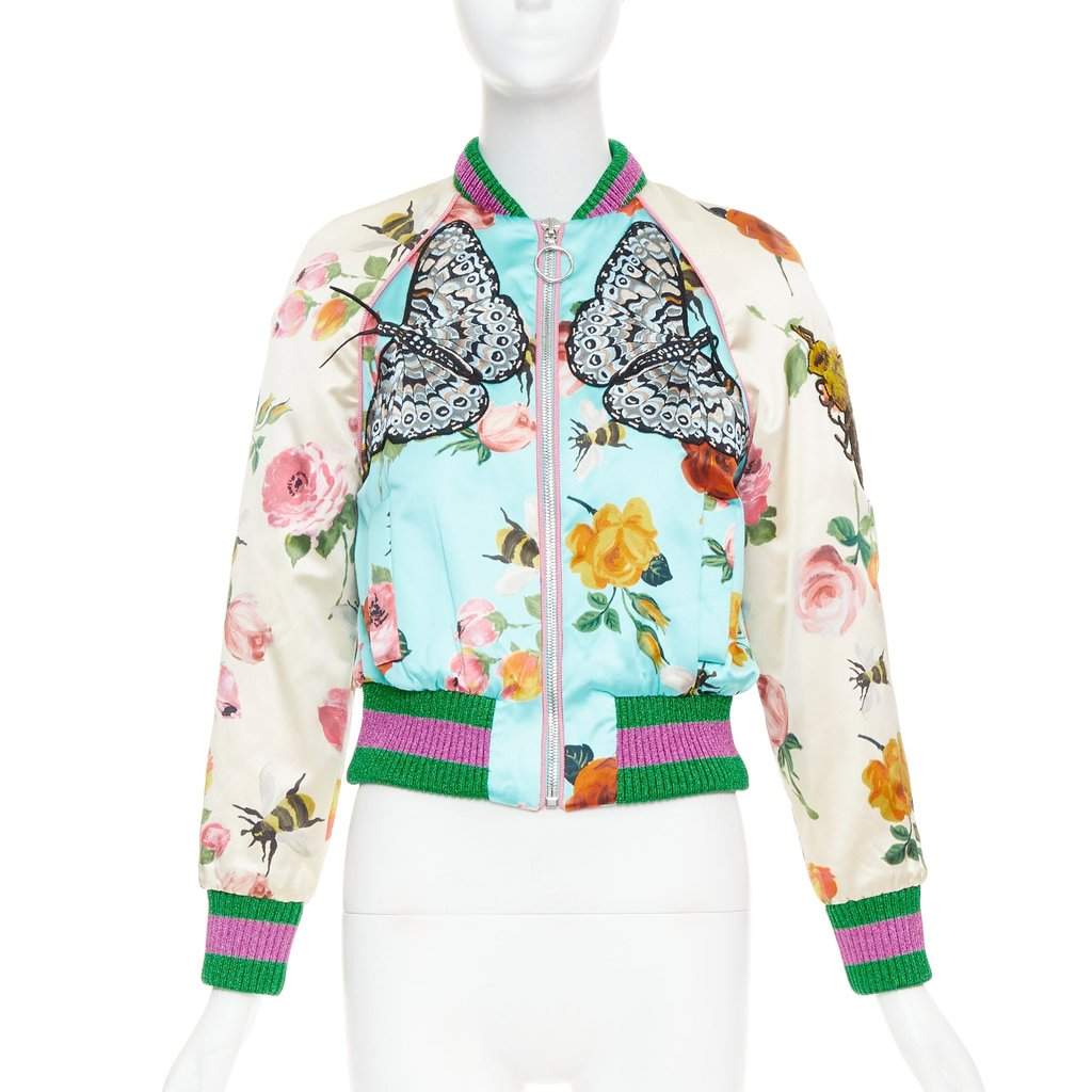 Gucci MultiColor Silk Coat MultiColor Silk Very good condition - Front View