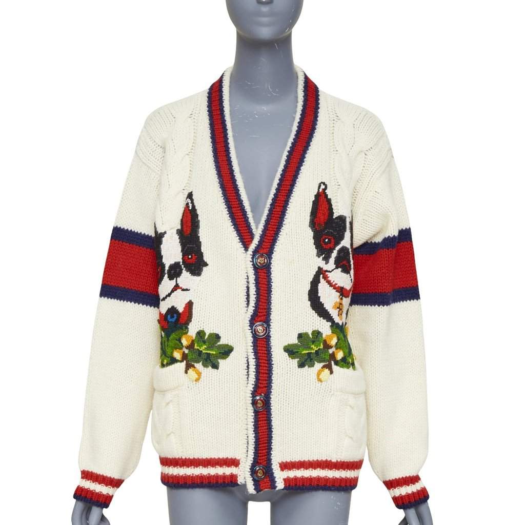 Gucci Ecru Wool Dress Ecru Wool Very good condition - Front View