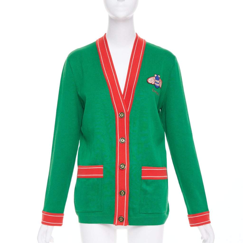 Gucci Green Cotton Knitwear Green Cotton Very good condition - Front View