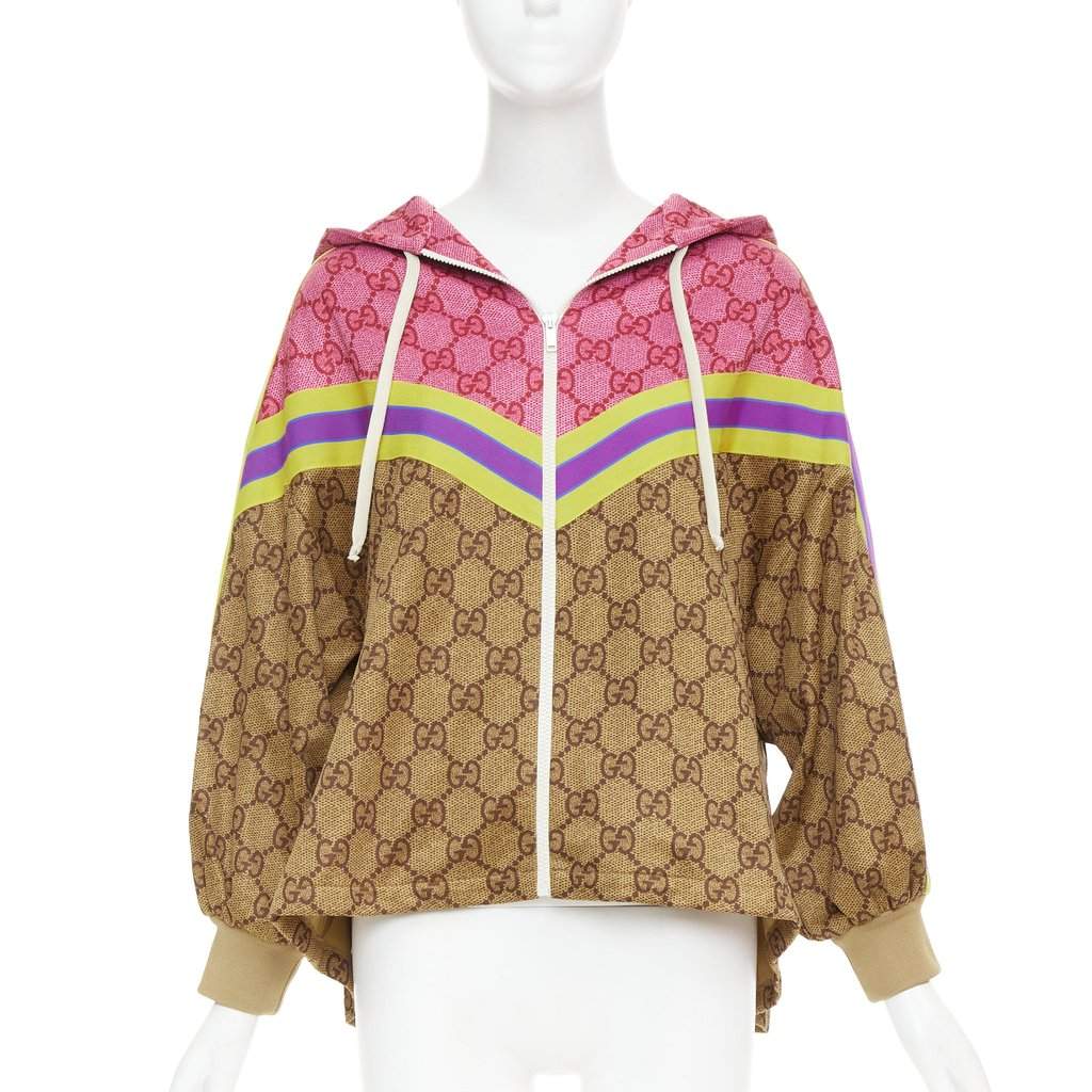 Gucci Brown Polyester Jacket Brown Polyester Very good condition - Front View