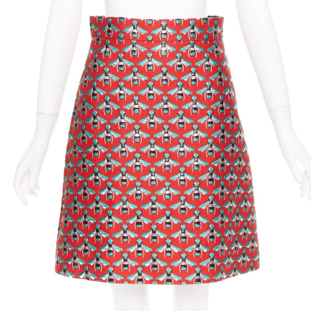 Gucci Red Polyester Skirt Red Polyester Never worn, with tag - Front View