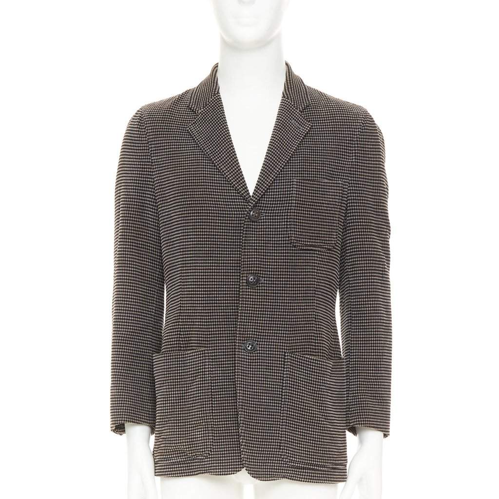 Giorgio Armani Brown Cotton Jacket Brown Cotton Very good condition - Front View
