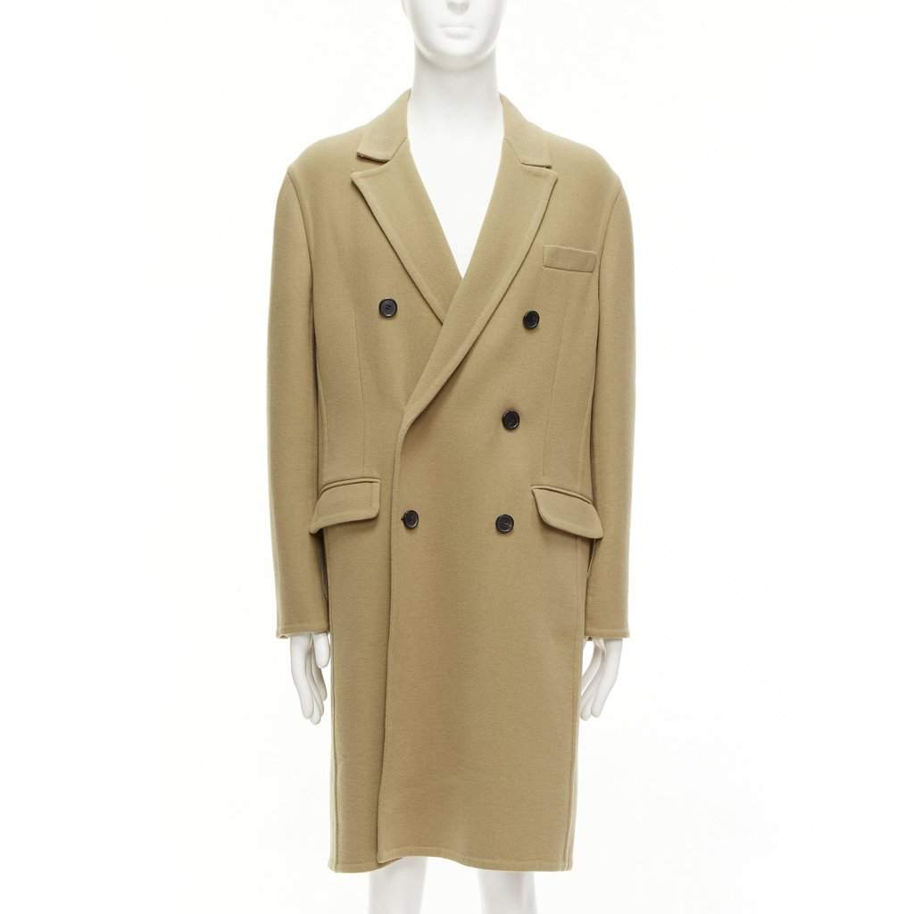Loewe Brown Wool Coat Brown Wool Very good condition - Front View