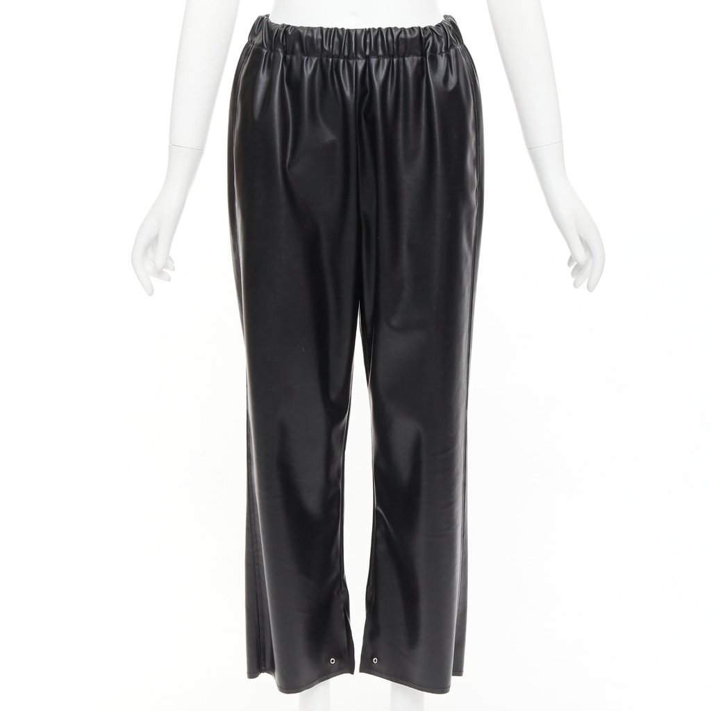 Maison Martin Margiela Grommet Cropped Pants Black Polyester Very good condition - Front View