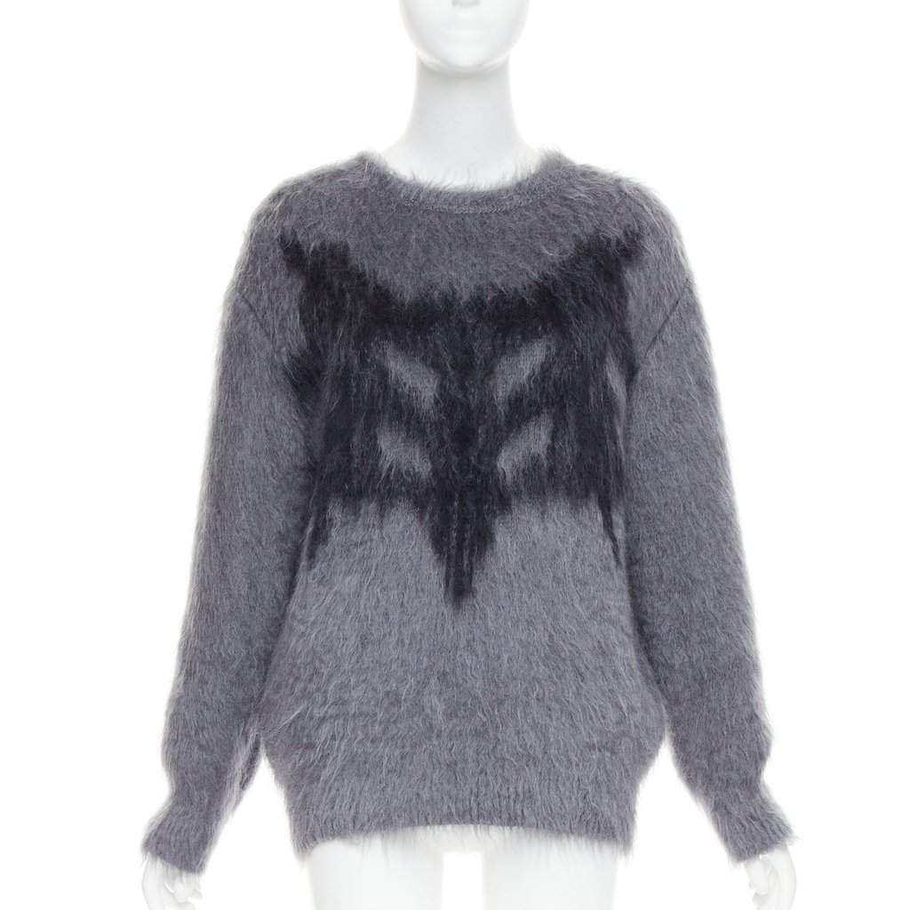 Christian Dior Grey Wool Knitwear Grey Wool Very good condition - Front View