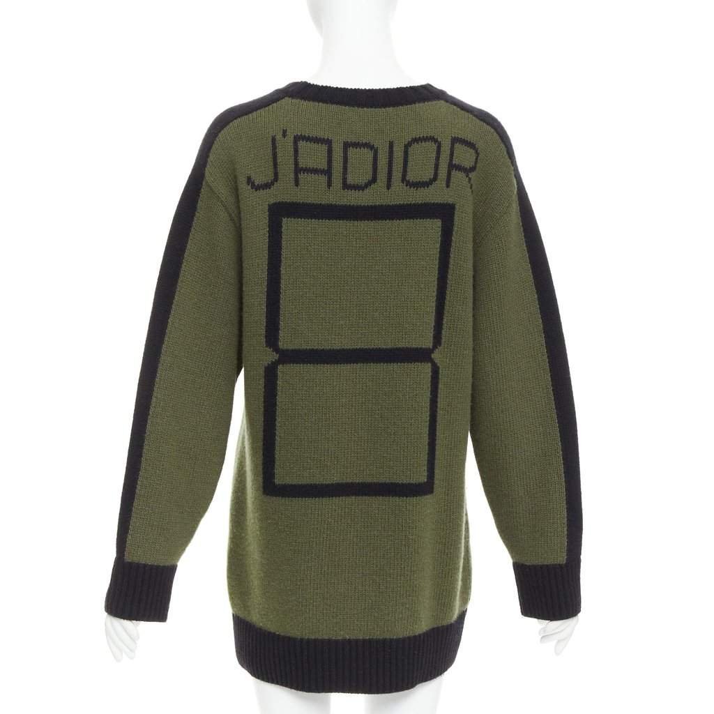 Christian Dior Green Wool Knitwear Green Wool Very good condition - Front View