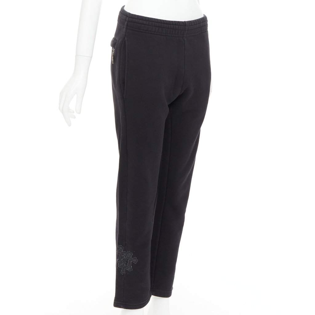 Unsigned Black Cotton Trouser Black Cotton Good condition - Front View