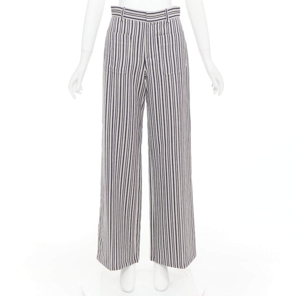 Dior Navy Wool Trouser Navy Wool Very good condition - Front View