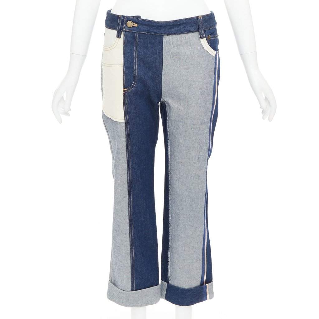 Monse Ecru Denim Jeans Ecru Denim Very good condition - Front View