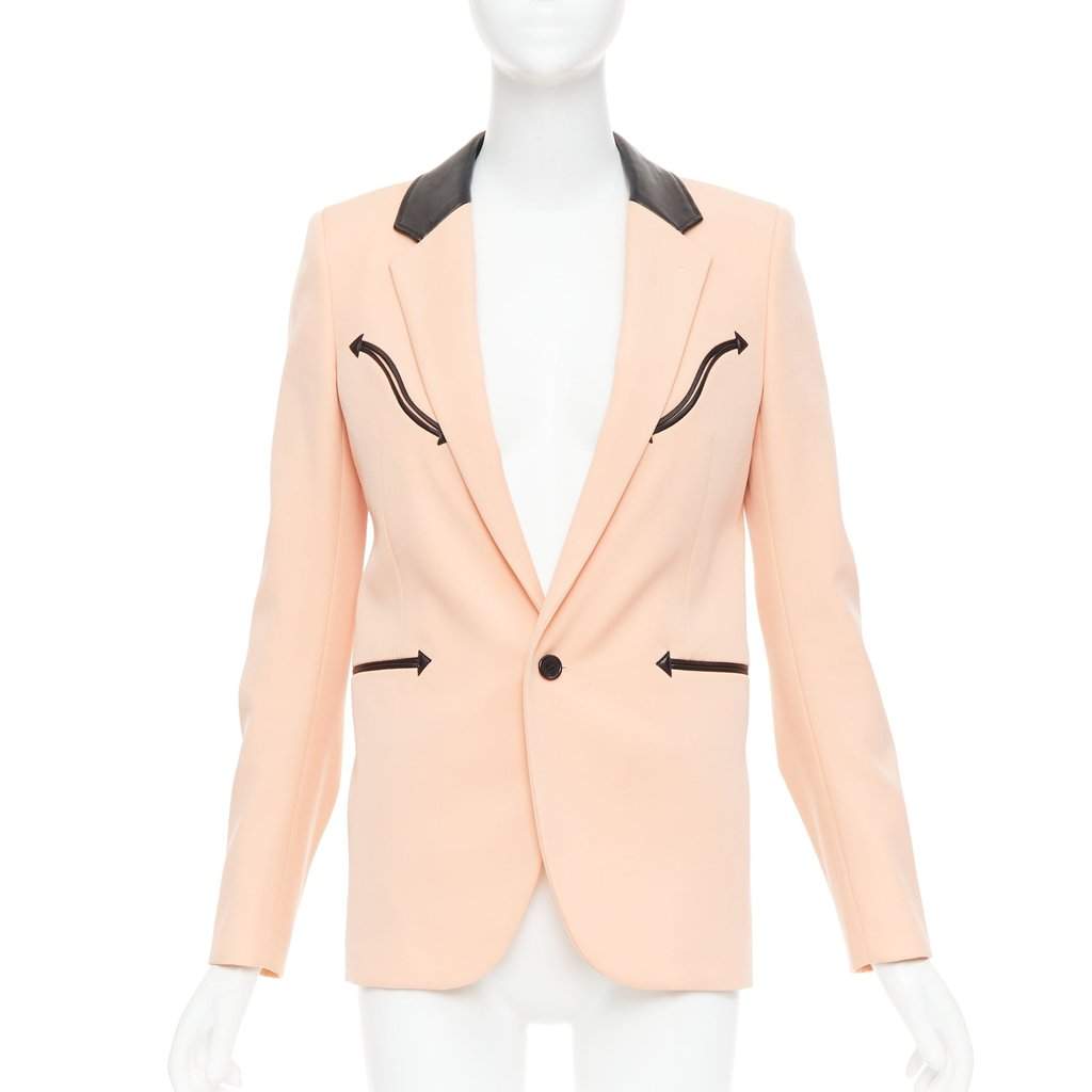 Saint Laurent Pink Wool Jacket Pink Wool Very good condition - Front View
