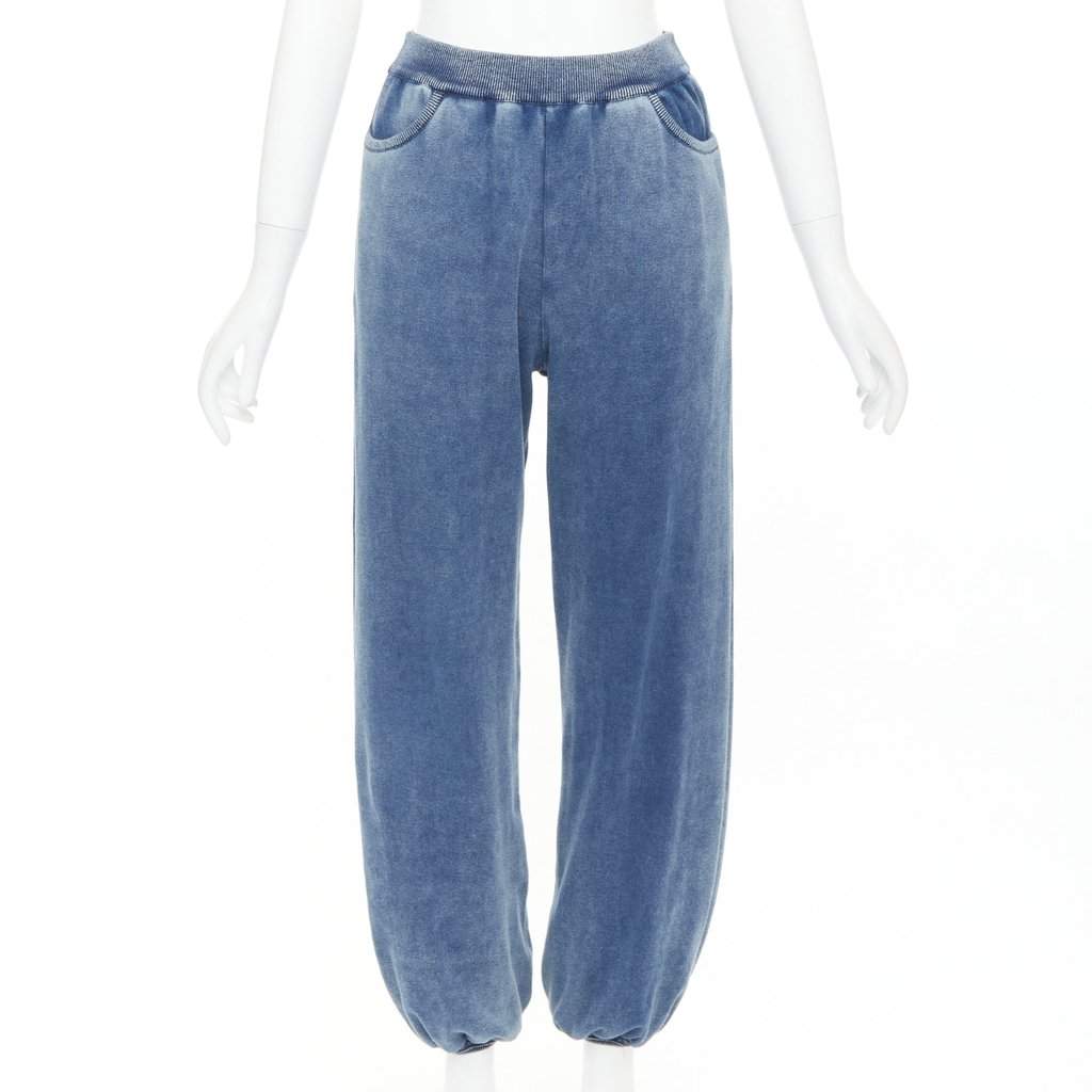 Chloé Blue Cotton Trouser Blue Cotton Very good condition - Front View
