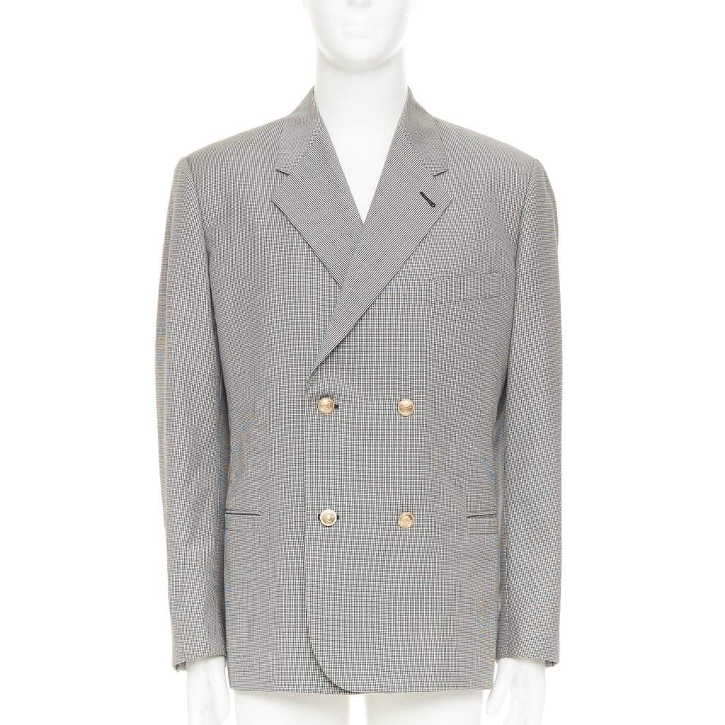 Versace Grey Wool Jacket Grey Wool Very good condition - Front View