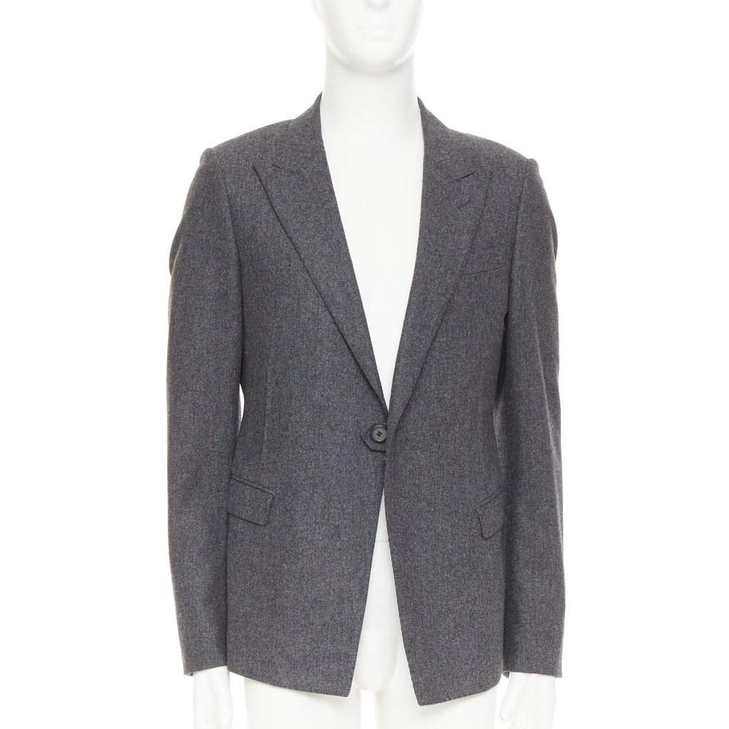 Lanvin Grey Wool Jacket Grey Wool Very good condition - Front View