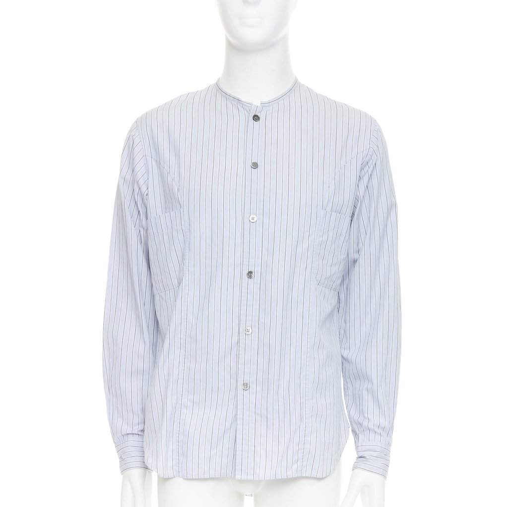 Yohji Yamamoto Blue Cotton Shirt Blue Cotton Good condition - Front View