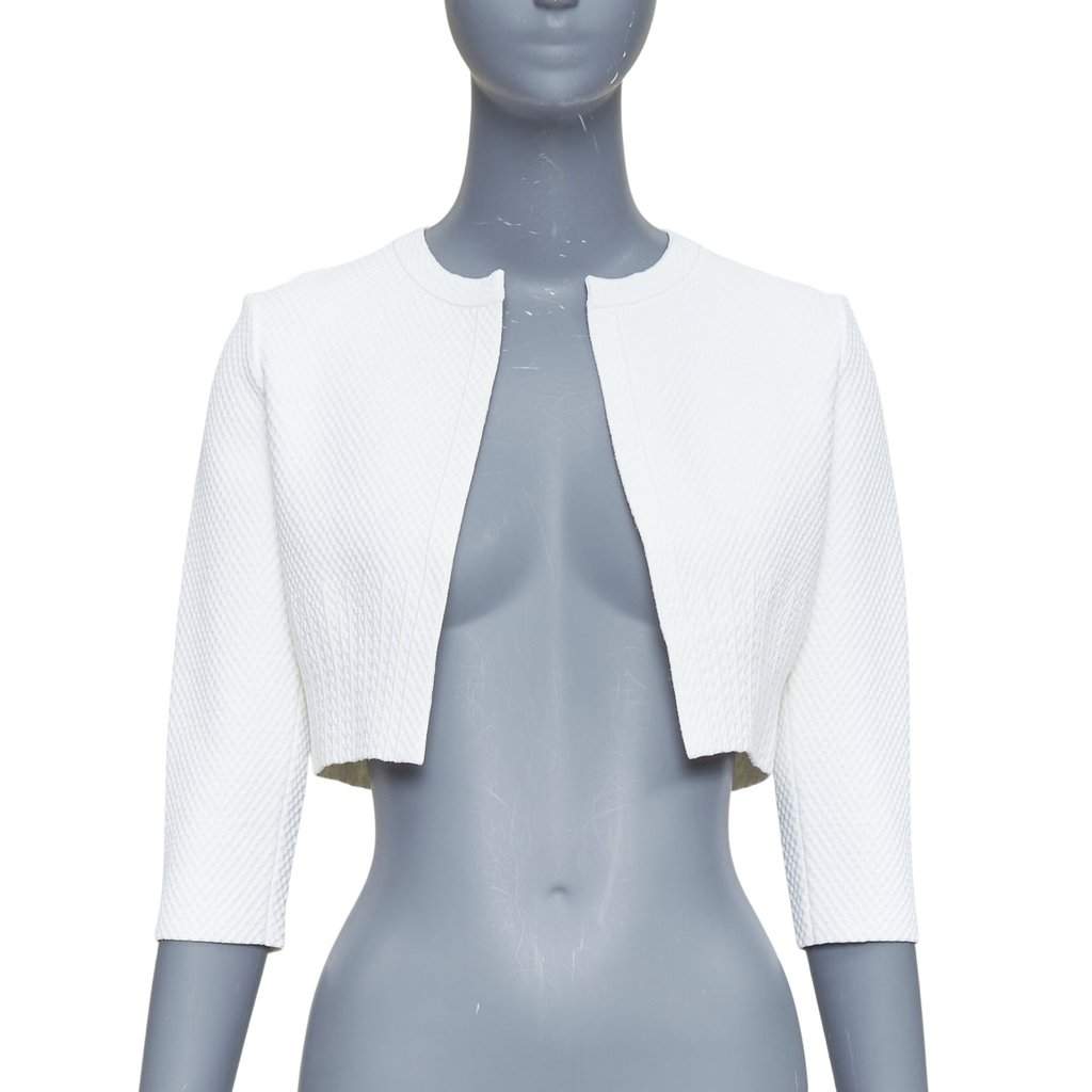 Alaïa Ecru Viscose Knitwear Ecru Viscose Very good condition - Front View