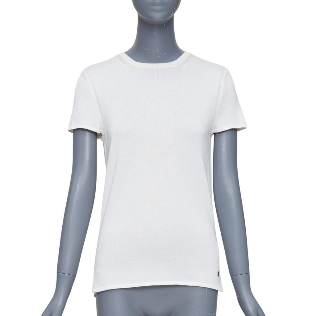 Hermès Ecru Cashmere Knitwear Ecru Cashmere Very good condition - Front View