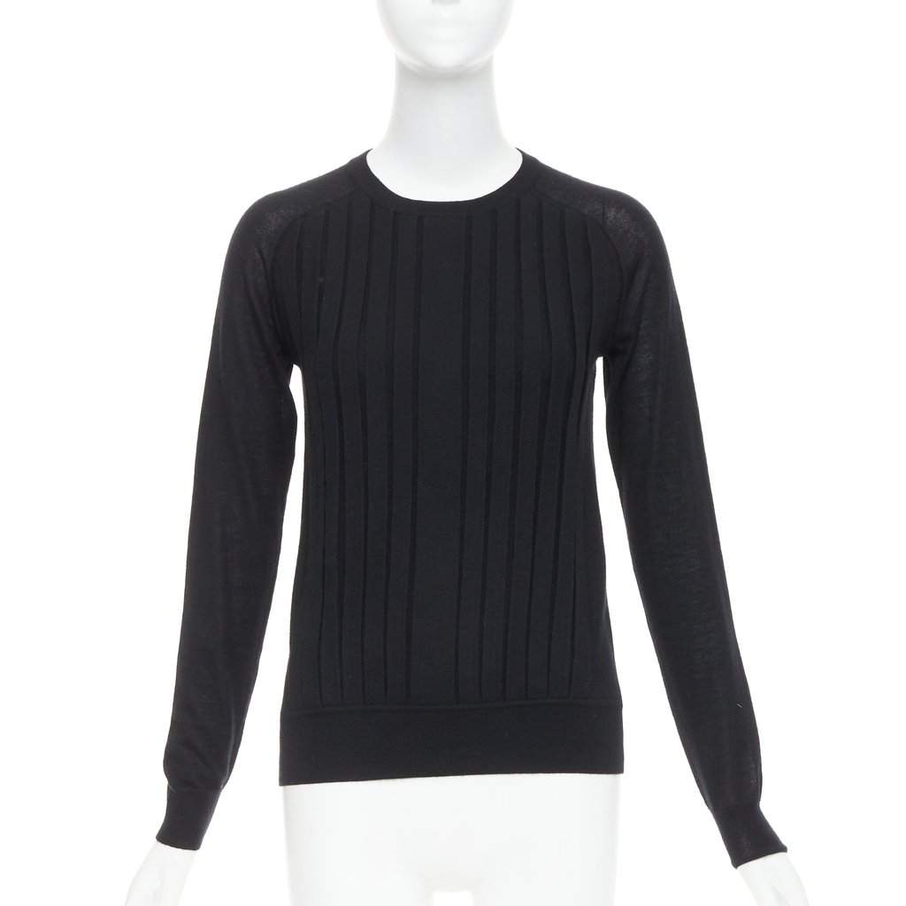 Hermès Black Cashmere Knitwear Black Cashmere Very good condition - Front View