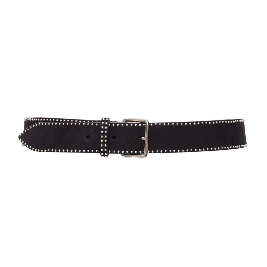 Alaïa Black Leather Belt Black Leather Very good condition - Front View